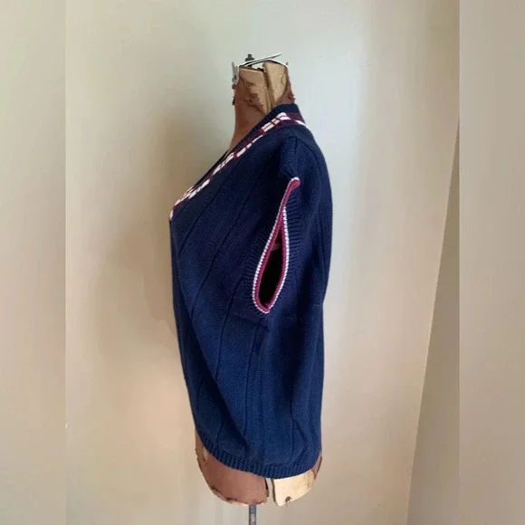 Huntington ridge sweater vest, vintage 90’s tennis sweater vest - Picture 6 of 8